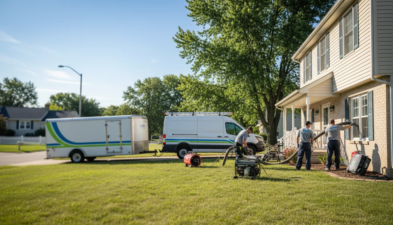 Flooded Basement Restoration And Cleanup With Repair in Stewardson, IL near me
